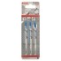 3 Лобзиковые пилки T 227 D Special for Alu, HSS Bosch 2608631671 