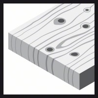 Набор шлифлистов (5 шт) C470 Best for Wood+Paint 6 отв. 150 мм K80 Bosch 2608605087 