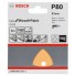 Набор шлифлистов (5 шт) C470 Best for Wood+Paint 93x93 мм К80 Bosch 2608605150 