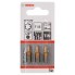 3 Биты Max Grip 25 мм T15 Bosch 2607001689 