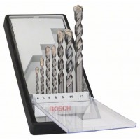 7 сверл SILVER PERCUSSION. ROBUST LINE Bosch 2607010545 