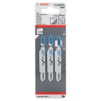 Лобзиковые пилки (3 шт) T 118 GFS Basic for Stainless Steel, BIM Bosch 2608636498 