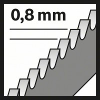 Лобзиковые пилки (3 шт) T 118 GFS Basic for Stainless Steel, BIM Bosch 2608636498 