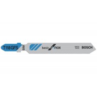 Лобзиковые пилки (3 шт) T 118 GFS Basic for Stainless Steel, BIM Bosch 2608636498 