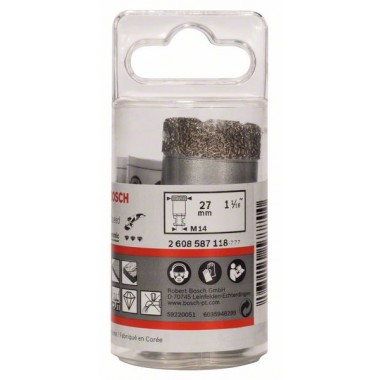 Алмазная коронка 27 мм DRY SPEED Bosch 2608587118 