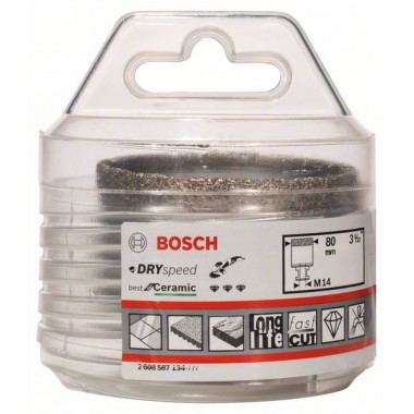 Алмазная коронка 80 мм DRY SPEED Bosch 2608587134 