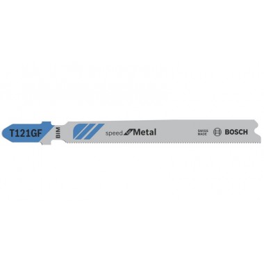 25 Лобзиковых пилок T 121 GF Speed for Metal, BIM Bosch 2608636697 