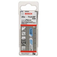 Лобзиковые пилки (25 шт) T 121 BF Speed for Metal, BIM Bosch 2608636703 