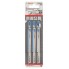 Лобзиковые пилки (3 шт) T 321 AF Speed for Metal, BIM Bosch 2608636704 