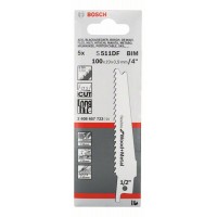 Сабельные пилки (5 шт) S 511 DF Flexible for Wood+Metal Bosch 2608657723 