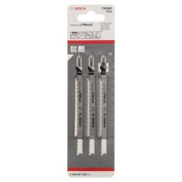 Лобзиковые пилки (3 шт) T 308 BP Precision for Wood, HCS Bosch 2608667399 