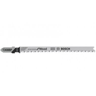 Лобзиковые пилки (3 шт) T 308 BP Precision for Wood, HCS Bosch 2608667399 
