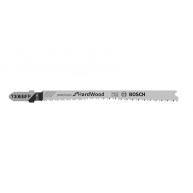Лобзиковые пилки (5 шт) T 308 BFP Precision for HardWood, BIM Bosch 2608636737 
