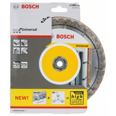 Алмазный диск Best for Universal 180-22,23 мм Bosch 2608603632 