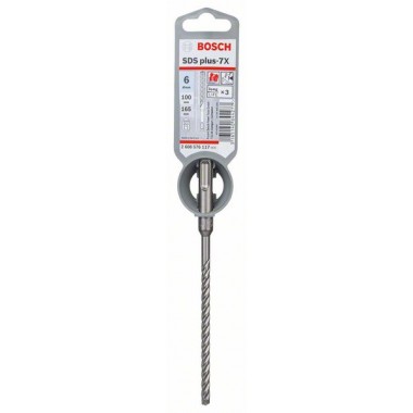 Бур SDS-plus-7X 6 x 100 x 165 мм Bosch 2608576117