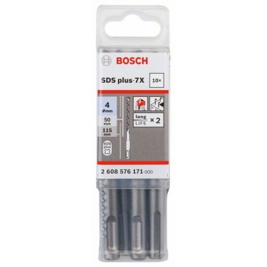 Бур SDS-plus-7X 4 x 50 x 115 мм Bosch 2608576171
