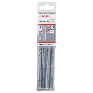 Бур SDS-plus-7X 7 x 100 x 165 мм Bosch 2608576180