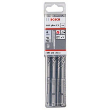 Бур SDS-plus-7X 8 x 100 x 165 мм Bosch 2608576181