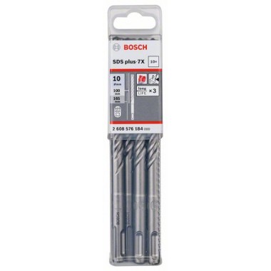 Бур SDS-plus-7X 10 x 100 x 165 мм Bosch 2608576184
