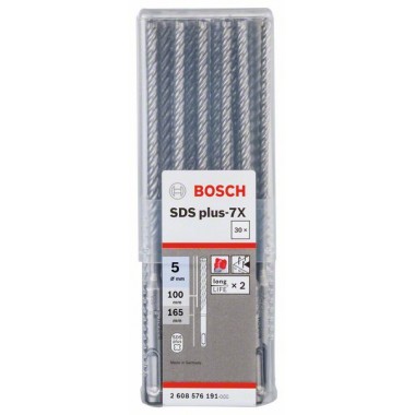 Бур SDS-plus-7X 5 x 100 x 165 мм Bosch 2608576191