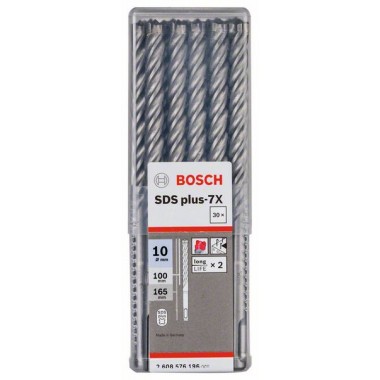 Бур SDS-plus-7X 10 x 100 x 165 мм Bosch 2608576196
