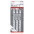 3 Лобзиковые пилки  T 367 XHM Progressor for Wood and Metal, Carbide Bosch 2608667562 