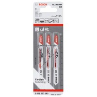 3 Лобзиковые пилки  T 128 BHM Clean for HighPressureLaminate, Carbide Bosch 2608667563 