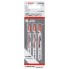 3 Лобзиковые пилки  T 128 BHM Clean for HighPressureLaminate, Carbide Bosch 2608667563 