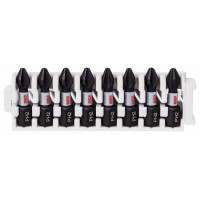 Кассета ударных бит Impact Control 25 ММ PH2 8 шт Bosch 2608522324