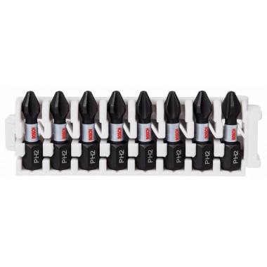 Кассета ударных бит Impact Control 25 ММ PH2 8 шт Bosch 2608522324