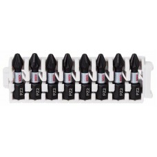 Кассета ударных бит Impact Control 25 мм PZ2 8 шт Bosch 2608522325 