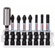 Кассета ударных бит Impact Control 50 мм PH2 (2шт), PZ2 (2шт), T20, T25, T30 + магнитный держатель Bosch 2608522326 