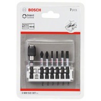 Кассета ударных бит Impact Control 50 мм PH2, PZ2, T15, T20, T25, T30 + держатель QuickRelease Bosch 2608522327 