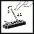 Кассета ударных бит Impact Control 50 мм T15, T20 (2шт), T25 (2шт), T30 (2шт), T40 Bosch 2608522329 