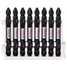 Кассета двусторонних ударных бит Impact Control 65 мм PZ2/PZ2 8 шт Bosch 2608522338 