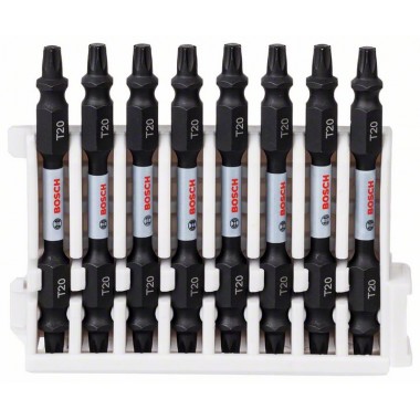 Кассета двусторонних ударных бит Impact Control 65 мм T20/Т20 8 шт Bosch 2608522339 