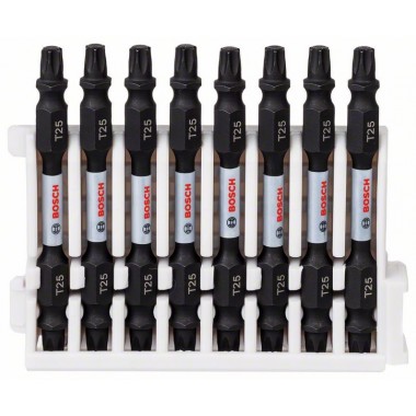 Кассета двусторонних ударных бит Impact Control 65 мм T25/T25 8 шт Bosch 2608522340 