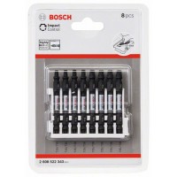 Кассета двусторонних ударных бит Impact Control 65 мм T15/T20 8 шт Bosch 2608522343 