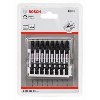 Кассета двусторонних ударных бит Impact Control 65 мм PH1/PH2, PH2/PH3, PH2/PZ2 (2шт), S1x5.5, T15/T20 (2шт), T25/T30 Bosch 2608522344 