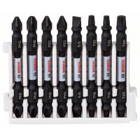 Кассета двусторонних ударных бит Impact Control 65 мм PH1/PH2, PH2/PH3, PH2/PZ2 (2шт), S1x5.5, T15/T20 (2шт), T25/T30 Bosch 2608522344 