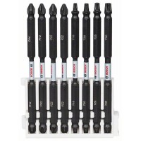 Кассета двусторонних ударных бит Impact Control 110 мм PH2 (2шт), PZ2 (2шт), T15, T20, T25, T30 Bosch 2608522346 