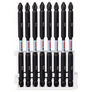 Кассета двусторонних ударных бит Impact Control 110 мм PH2 (4шт), PZ2 (4шт) Bosch 2608522348 