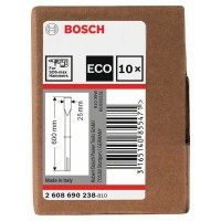 Плоское зубило ECO SDS-max 10 шт. 600x25 мм Bosch 2608690238