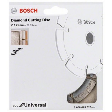 Алмазныйазный диск ECO Universal 125-22,23 мм Bosch 2 608 615 028 