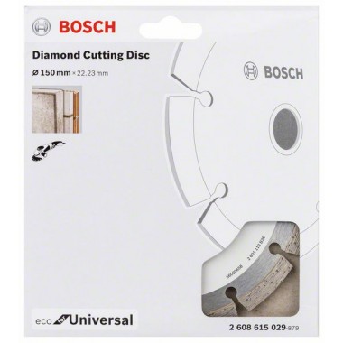 Алмазныйазный диск ECO Universal 150-22,23 мм Bosch 2 608 615 029 