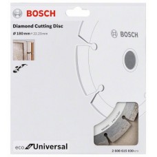 Алмазныйазный диск ECO Universal 180-22,23 мм Bosch 2 608 615 030 