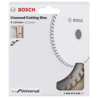 Алмазныйазный диск ECO Univ.Turbo 115-22,23 мм Bosch 2 608 615 036 