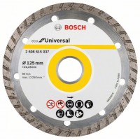 Алмазныйазный диск ECO Univ.Turbo 125-22,23 мм Bosch 2 608 615 037 