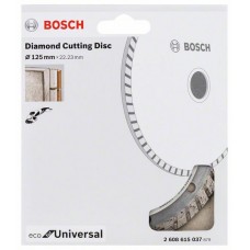 Алмазныйазный диск ECO Univ.Turbo 125-22,23 мм Bosch 2 608 615 037 