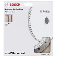 Алмазныйазный диск ECO Univ.Turbo 180-22,23 мм Bosch 2 608 615 038 